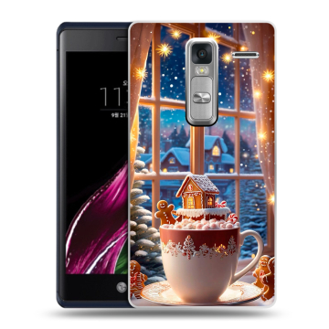 Пластиковый чехол на LG Class с принтом Новый год