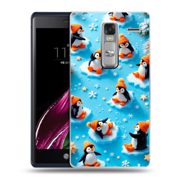 Пластиковый чехол на LG Class с принтом Новый год