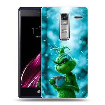 Пластиковый чехол на LG Class с принтом Новый год гринч