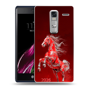 Пластиковый чехол на LG Class с принтом Новый год