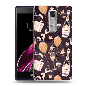 Пластиковый чехол на LG Class с принтом Новый год