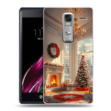 Пластиковый чехол на LG Class с принтом Новый год
