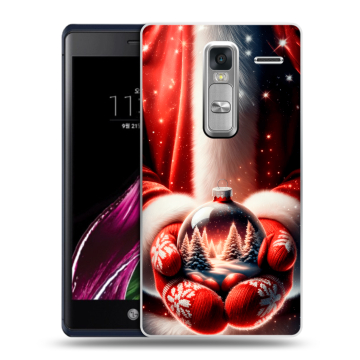 Пластиковый чехол на LG Class с принтом Новый год