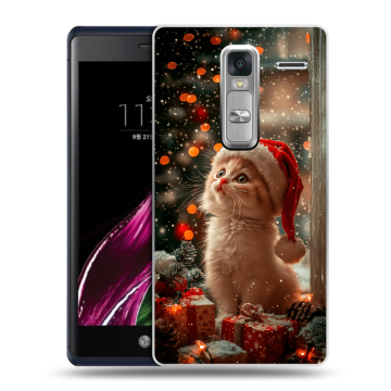Пластиковый чехол на LG Class с принтом Новый год