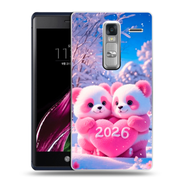 Пластиковый чехол на LG Class с принтом Новый год