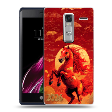 Пластиковый чехол на LG Class с принтом Новый год
