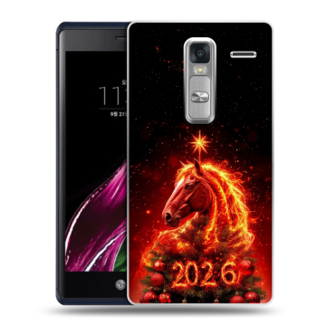 Пластиковый чехол на LG Class с принтом Новый год