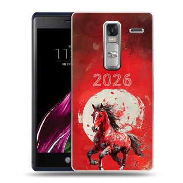 Пластиковый чехол на LG Class с принтом Новый год