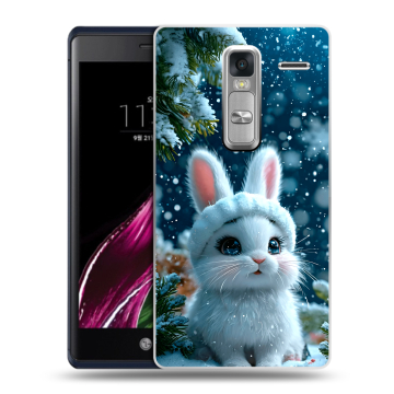 Пластиковый чехол на LG Class с принтом Новый год