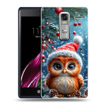 Пластиковый чехол на LG Class с принтом Новый год
