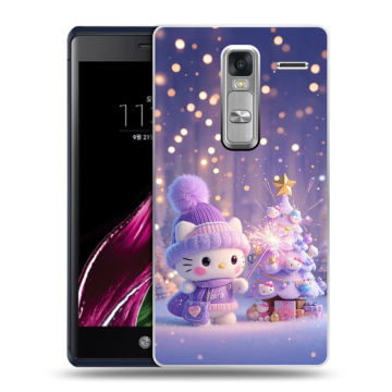 Пластиковый чехол на LG Class с принтом Новый год