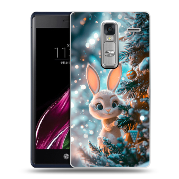 Пластиковый чехол на LG Class с принтом Новый год