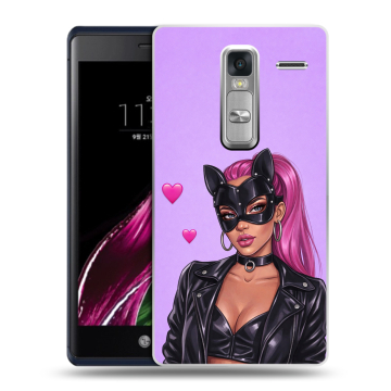 Пластиковый чехол на LG Class с принтом женский