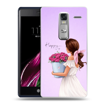 Пластиковый чехол на LG Class с принтом женский