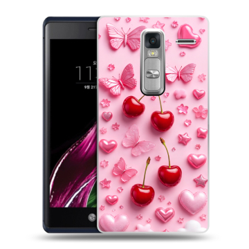 Пластиковый чехол на LG Class с принтом для девочек