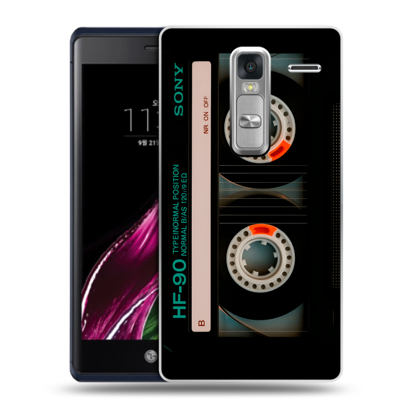 Пластиковый чехол на LG Class с принтом Кассета Пластиковый чехол на LG Class с принтом Кассета