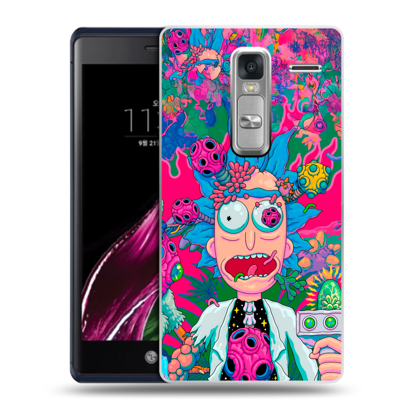 Пластиковый чехол на LG Class с принтом Рик и Морти Rick Morty Пластиковый чехол на LG Class с принтом Рик и Морти Rick Morty