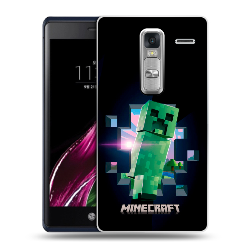 Пластиковый чехол на LG Class с принтом Майнкрафт Minecraft Пластиковый чехол на LG Class с принтом Майнкрафт Minecraft