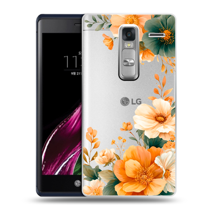 Пластиковый чехол на LG Class с принтом Цветы принт Пластиковый чехол на LG Class с принтом Цветы принт