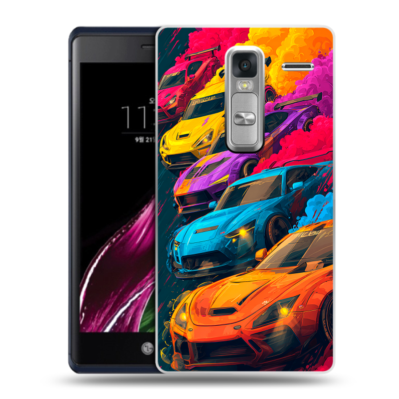 Пластиковый чехол на LG Class с принтом Тачки Пластиковый чехол на LG Class с принтом Тачки