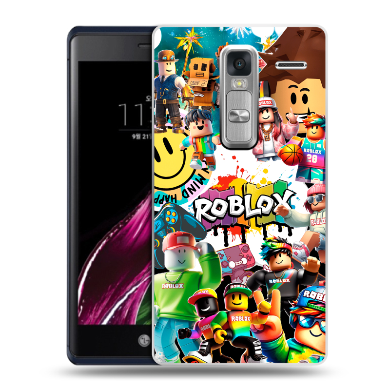 Пластиковый чехол на LG Class с принтом Roblox Роблокс Пластиковый чехол на LG Class с принтом Roblox Роблокс