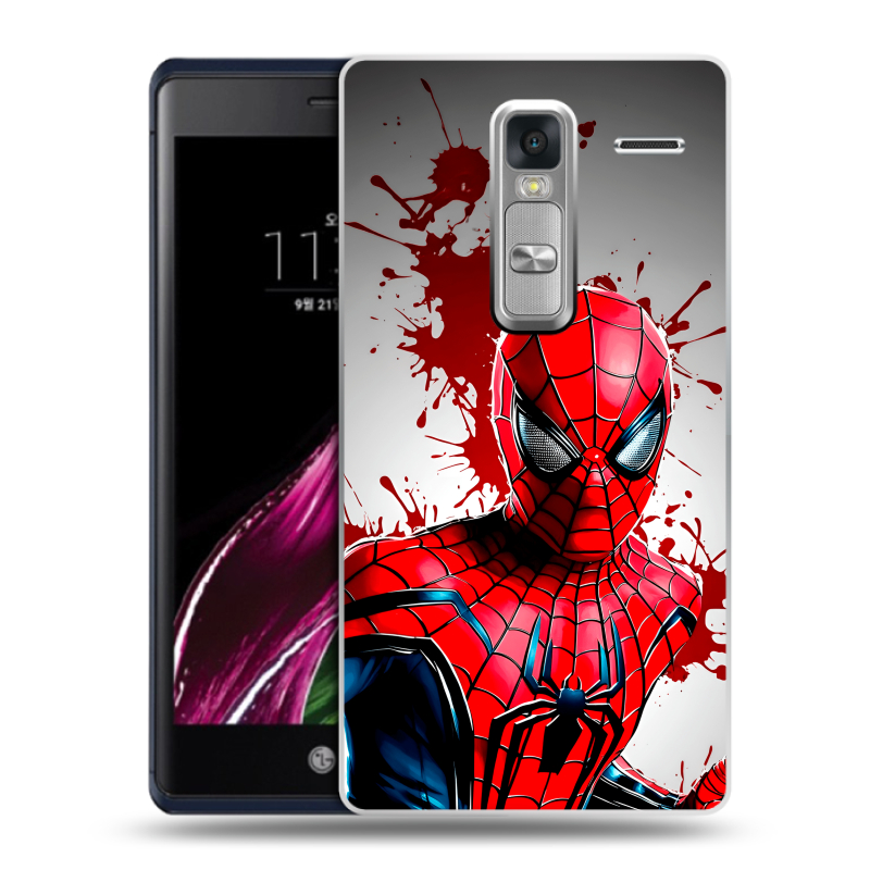Пластиковый чехол на LG Class с принтом Spiderman Человек паук Пластиковый чехол на LG Class с принтом Spiderman Человек паук