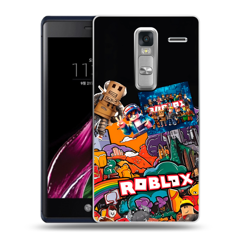 Пластиковый чехол на LG Class с принтом Roblox Роблокс Пластиковый чехол на LG Class с принтом Roblox Роблокс