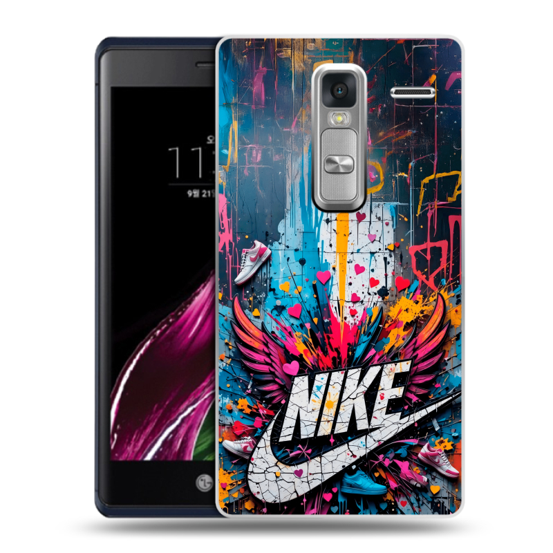 Пластиковый чехол на LG Class с принтом Nike Найк Пластиковый чехол на LG Class с принтом Nike Найк