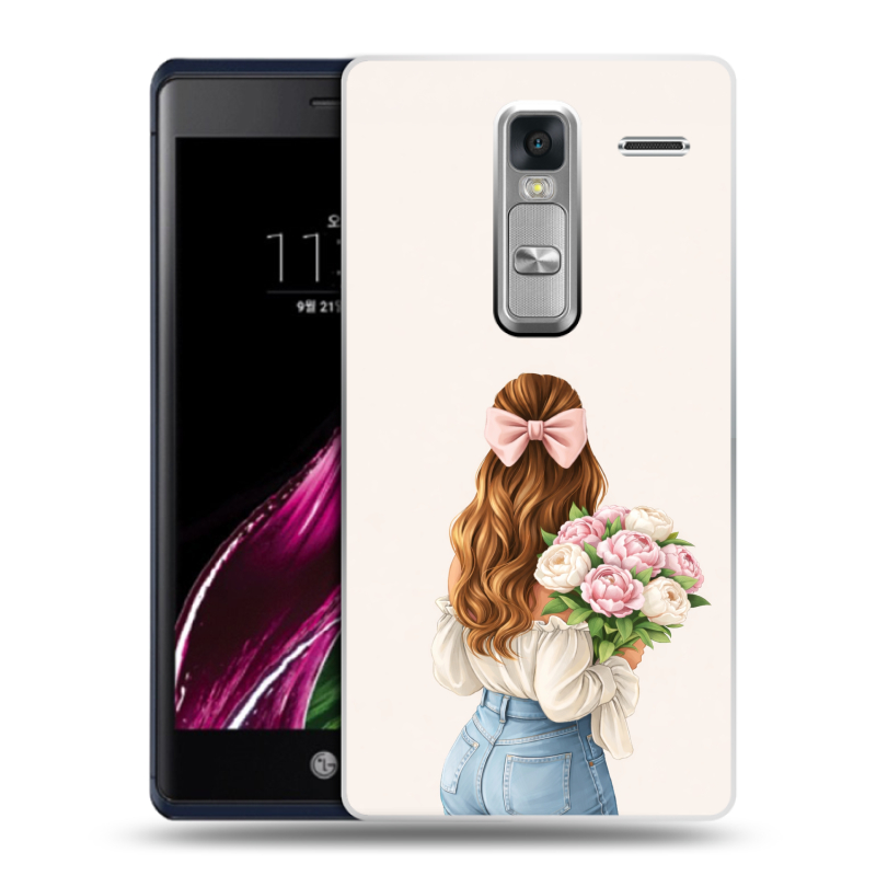 Пластиковый чехол на LG Class с принтом женский Пластиковый чехол на LG Class с принтом женский