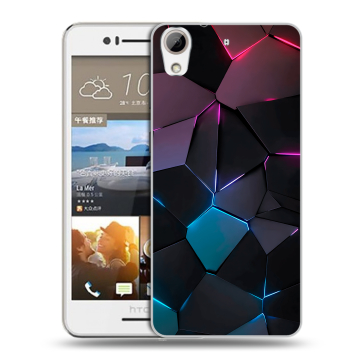 Пластиковый чехол на HTC Desire 728 с принтом Геометрия неона Пластиковый чехол на HTC Desire 728 с принтом Геометрия неона