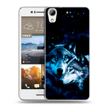 Пластиковый чехол на HTC Desire 728 с принтом Волки Пластиковый чехол на HTC Desire 728 с принтом Волки