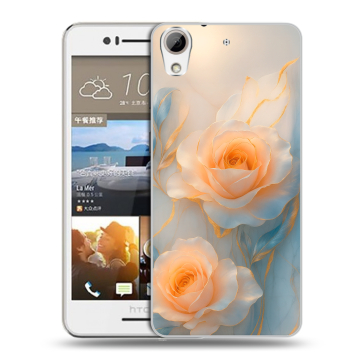 Пластиковый чехол на HTC Desire 728 с принтом Женский