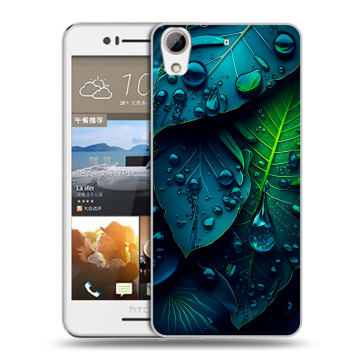 Пластиковый чехол на HTC Desire 728 с принтом Листья Пластиковый чехол на HTC Desire 728 с принтом Листья