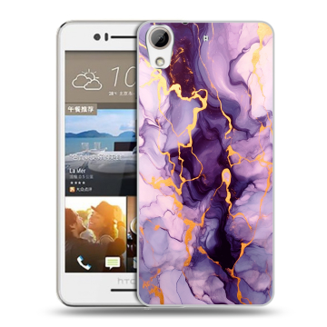 Пластиковый чехол на HTC Desire 728 с принтом Мрамор