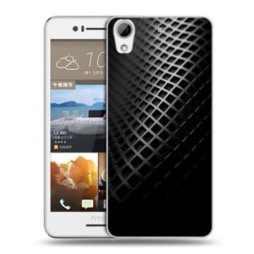 Пластиковый чехол на HTC Desire 728 с принтом Текстура металла