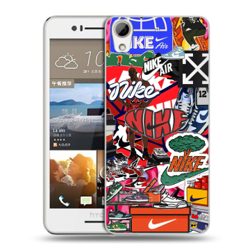 Пластиковый чехол на HTC Desire 728 с принтом Найк Nike яркий