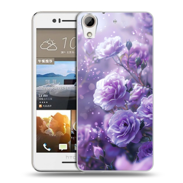 Пластиковый чехол на HTC Desire 728 с принтом Розы цветы Пластиковый чехол на HTC Desire 728 с принтом Розы цветы