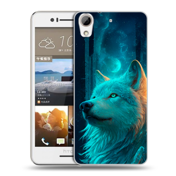 Пластиковый чехол на HTC Desire 728 с принтом бабочки саккура Пластиковый чехол на HTC Desire 728 с принтом бабочки саккура