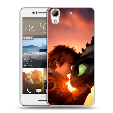 Пластиковый чехол на HTC Desire 728 с принтом Как приручить дракона Пластиковый чехол на HTC Desire 728 с принтом Как приручить дракона