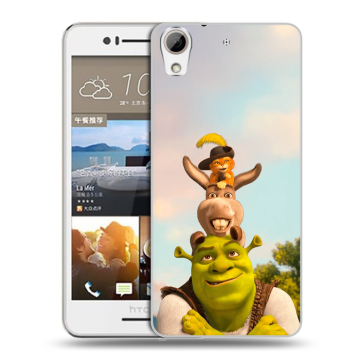 Пластиковый чехол на HTC Desire 728 с принтом Шрек Shrek