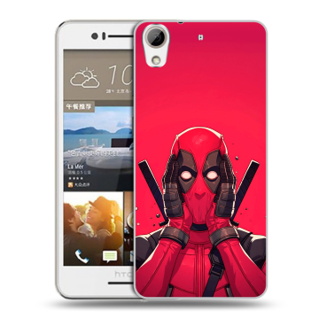 Пластиковый чехол на HTC Desire 728 с принтом Дедпул Deadpool Пластиковый чехол на HTC Desire 728 с принтом Дедпул Deadpool