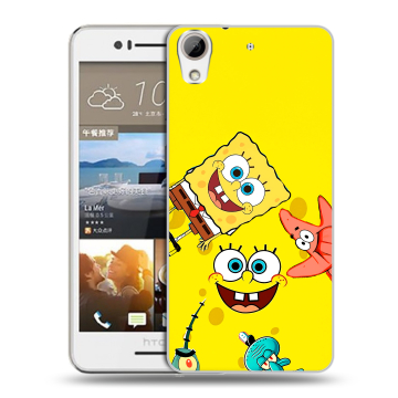 Пластиковый чехол на HTC Desire 728 с принтом Спанч боб Спанчбоб Пластиковый чехол на HTC Desire 728 с принтом Спанч боб Спанчбоб