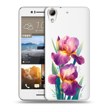 Пластиковый чехол на HTC Desire 728 с принтом Цветы орхидеи