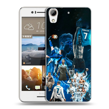 Пластиковый чехол на HTC Desire 728 с принтом Реал Роналдо Пластиковый чехол на HTC Desire 728 с принтом Реал Роналдо