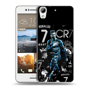 Пластиковый чехол на HTC Desire 728 с принтом Реал Роналдо Пластиковый чехол на HTC Desire 728 с принтом Реал Роналдо