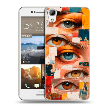 Пластиковый чехол на HTC Desire 728 с принтом Модный принт