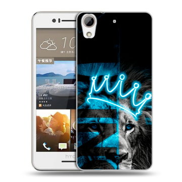 Пластиковый чехол на HTC Desire 728 с принтом Король лев Пластиковый чехол на HTC Desire 728 с принтом Король лев