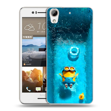 Пластиковый чехол на HTC Desire 728 с принтом Миньоны Пластиковый чехол на HTC Desire 728 с принтом Миньоны