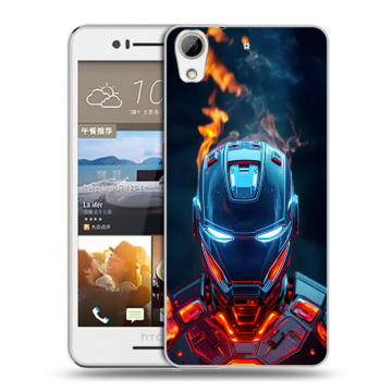 Пластиковый чехол на HTC Desire 728 с принтом IronMan Железный человек Пластиковый чехол на HTC Desire 728 с принтом IronMan Железный человек