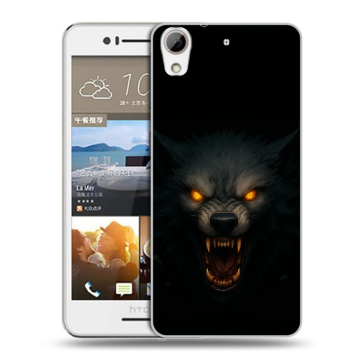 Пластиковый чехол на HTC Desire 728 с принтом Волк Пластиковый чехол на HTC Desire 728 с принтом Волк